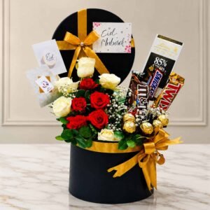 Round Chocolate Box for Valentines Day