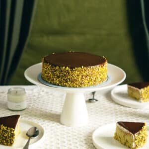 Pistachio Three Milk Cake