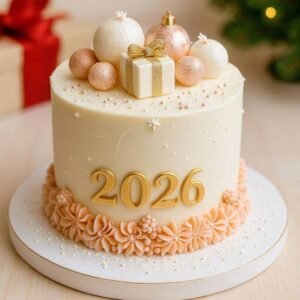 New Year Cake 2026 by O’Clock in Lahore