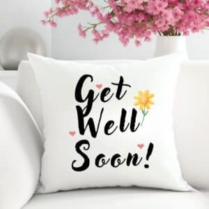 get well soon cushion
