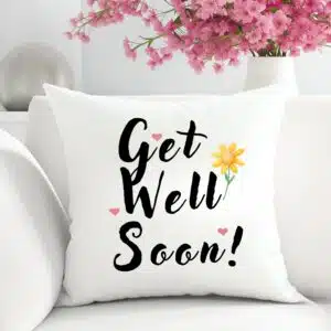 get well soon cushion