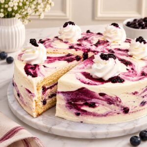 Blueberry Cream Cake - Kitchen Cuisine Cakes | Giftoo Pakistan