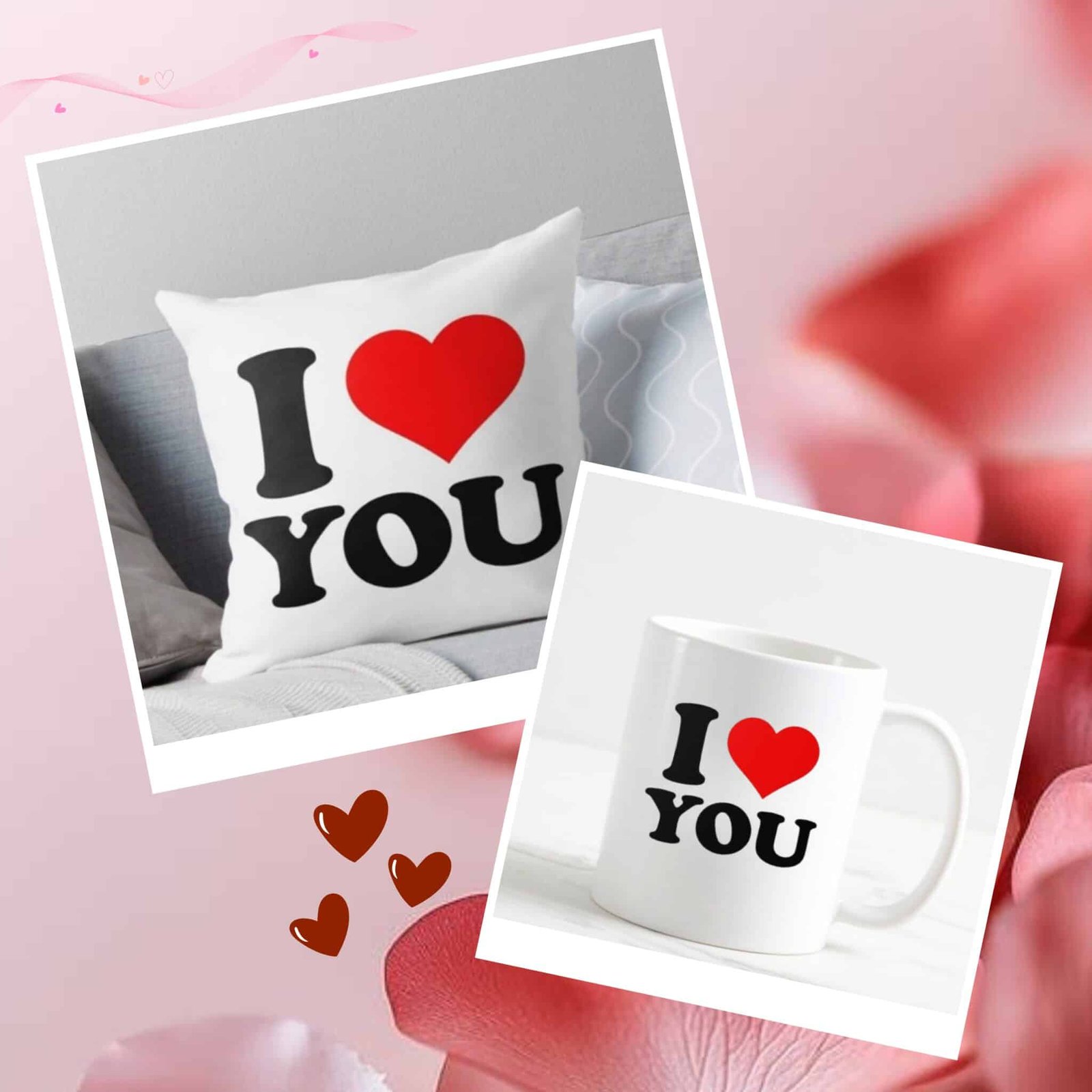 I Love You mug and cushion I Love You mug and cushion