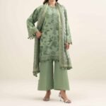 3 Piece Embroidered Cotton Viscose Suit gift for Mothers Day