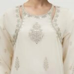 3 Piece Special Jacquard Suit (Stitched) gift for Eid