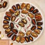 Marble Date Platter (42 Pcs)