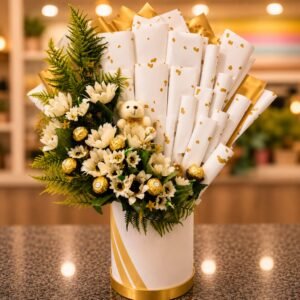 White Theme Box chocolate gift for Sorry