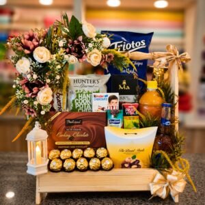 Wooden Gift Basket