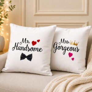Mr & Mrs Cushions for Birthday
