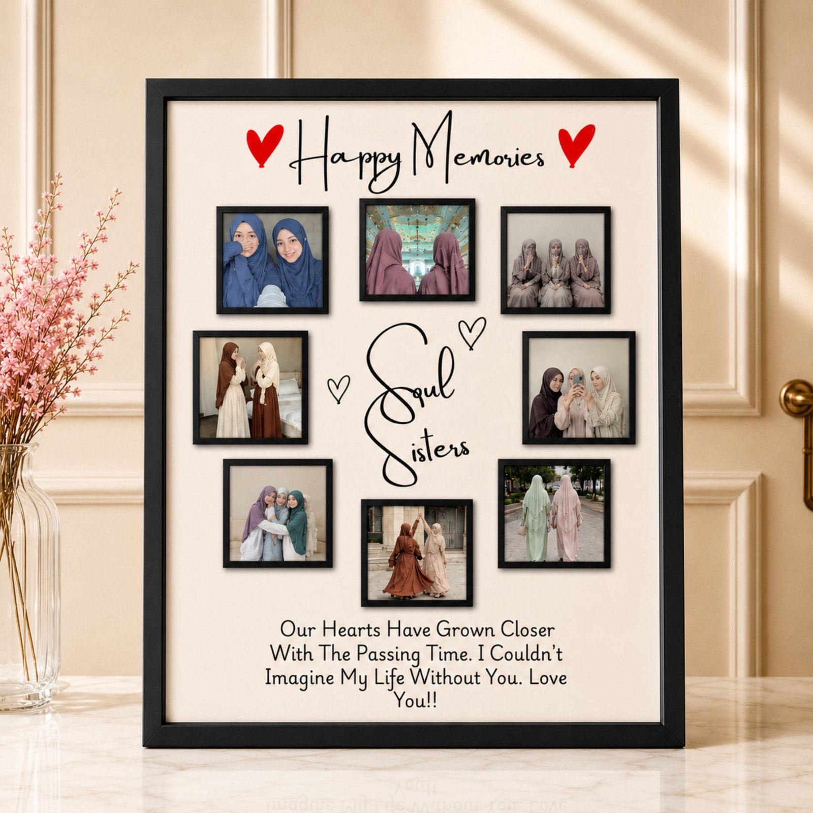 giftoo-pakistan-cutomizedframe Besties Forever Frame - Image 1