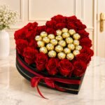 Heart With Center Rocher