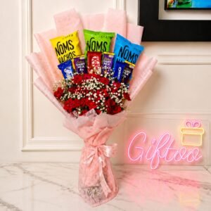 Crunch Bouquet chocolate gift for Valentines Day