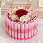 Flowers in Cash gift for Valentines Day